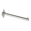 12" Wall Mount Straight Square Tube Faceout Hook, Heavy Duty