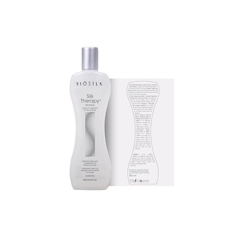 Terapia con seda Biosilk, 2,26 onzas líquidas