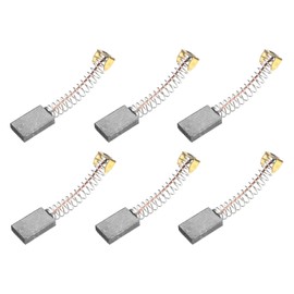 PATIKIL Carbon Brushes 0.79x0.47x0.2 inch for Electric Motors Power Tool Angle Grinder Table Saw Spare Part Repair, 6 Pack