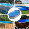 16x10 FT Oval Pool Cover for Above Ground Pools,Solar Oval