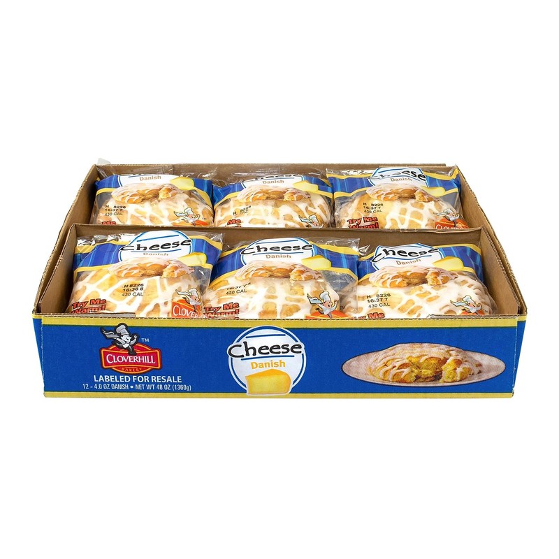 Cloverhill Original Cheese Danish, 12/Pack (900-00172)