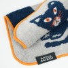 Greeting Life Miroko Machiko Hand Towel Cat MRZ-67 Gray