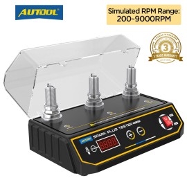 AUTOOL Spark Plug Tester 3 Holes Diagnostic Tool 12V Gasoline Car Ignition Analyzer