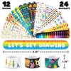 96 PCS Crayon Party Favors Set – 72 Pre-Cut Temporary