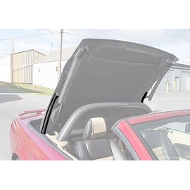 Rear Side Rail Rubber Weatherstrips Seals for 2005-2014 Mustang Convertible