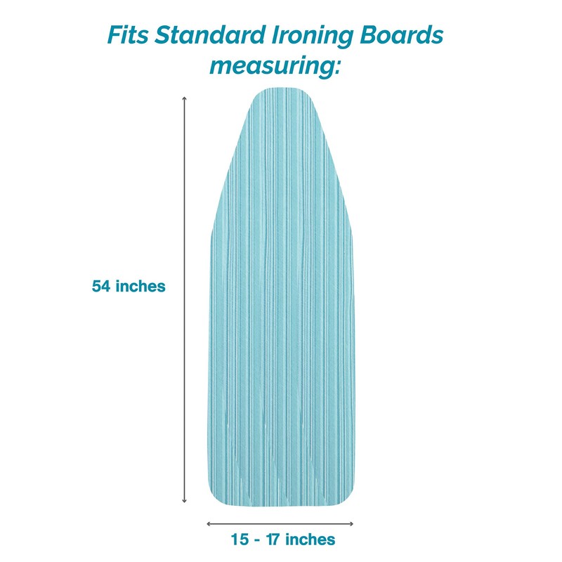 Polder Standard Ironing Board Cover, Stain Resistant, Water Repellent, 54