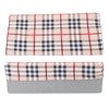 Wedge Pillow R Shaped Removable Slip Resistance Plaid Pattern Bedsore