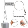 Safety Cable Lock, Stainless Steel Cable with Loops Heavy Duty