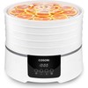 GUCUJI Pack of 5 Premium Non stick Round Silicone Dehydrator