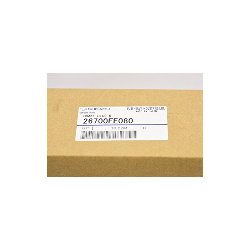 Genuine Subaru 26700FE080 Brake Disc, 1 Pack