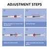 ZSTARR Tension Rod,Blinds Shads Push Pull Adjustable Drapery Rod with