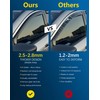 CXZHAZD Shatterproof in-Channel Rain Guards for Toyota Corolla Sedan 2020-2025,