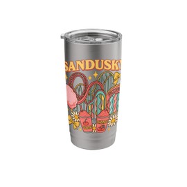 Sandusky Amusement Park CottonCandy Cherry Slush Stainless Steel Insulated Tumbler