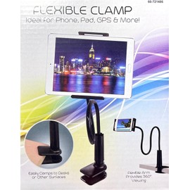Unbranded Flexible Clamp ideal for Phone, Tablet, GPS & More, 360 Degree View, New