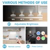 LED Puck Lights with Remote Control, 16 Color Changeable Under