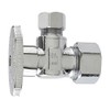 Keeney 2622PCLF 5/8-Inch O.D. by 3/8-Inch O.D. Quarter Turn Angle