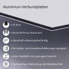 easydruck24de Aluminium Composite Panel, Aluminium Composite Material, 30 x 20