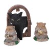 3 Pcs Gopher Ornaments Resin Simulation Animal Cat Gopher Garden