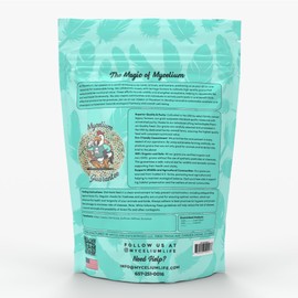 Mycelium Premium Parakeet Plus – Organic, Non-GMO, High Nutritional Value Bird Food for Parakeets, Sourced from Local USA Farms, Sustainable Farming, 5 lbs