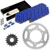 Caltric Blue O-Ring Drive Chain and Sprockets Kit for Yamaha