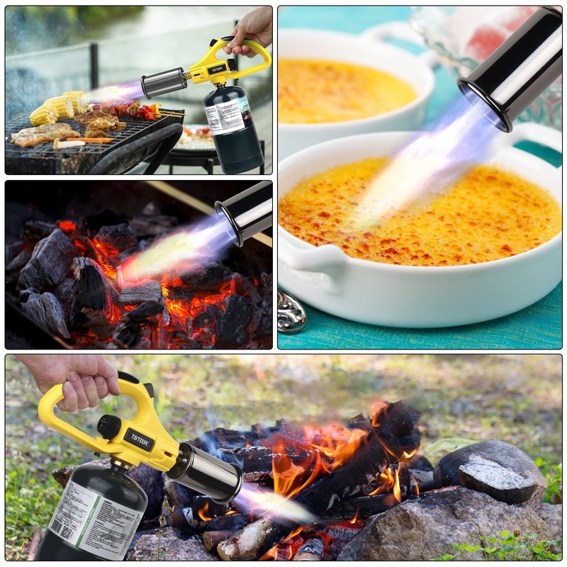 TBTEEK Powerful Propane Torch Head, Sous Vide Grill Cooking Torch
