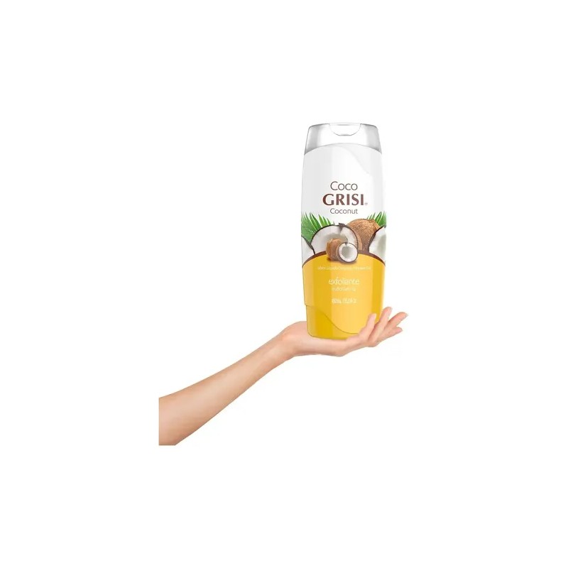 Grisi, Jabón Líquido Corporal Coco Exfoliante, 450ml