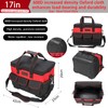 17 Inch Tool Bag with Adjustable Shoulder Strap,Wide Mouth Tool