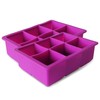 Ice Cube Mold Silicone Ice cube Tray Large Squares 2