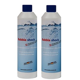Bubble shock gegen Luftblasenbildung in Wasserbetten Doppelpack (2 x 400g)