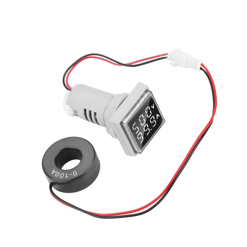 LED Digital Display AC Voltmeter Voltage Display 22 mm 0-100