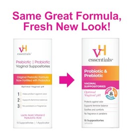 Essentials Prebiotic Vaginal Suppositories Count