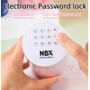 Lockable Pencil Case with Calculator, Standing Cylinder Shape, Multifunctional Password