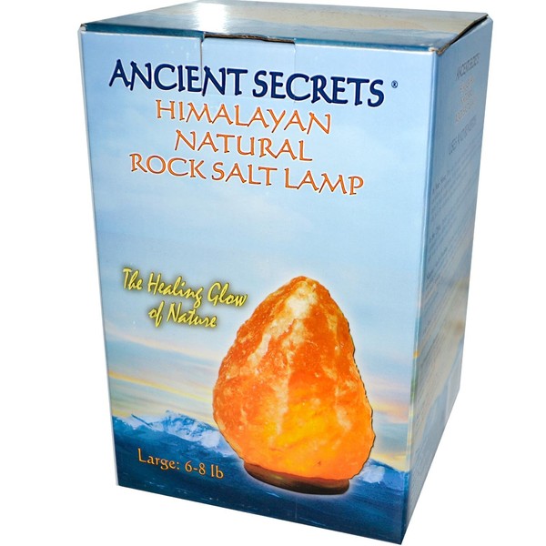 Ancient Secrets Rock Salt Lamp, Himalayan Natural, Large, 1 Lamp