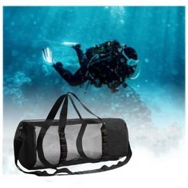 GYWHOOFT Dive Bag, Scuba Diving Equipment,Scuba Mesh Bag, Scuba Dive Duffel Bag, Extra Large Snorkel Gear Bags,Mesh Cylinder Bag Zipper, Perfect for Travel, Storage Swim Gym Gears & Balls