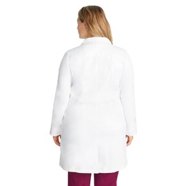 Healing Hands White Lab Coat 6 Pocket Full Length Womens 5161 Faye Lab Coat The White Coat Minimalist Collection White, M Tall