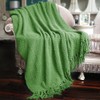 Casual Style Super Soft Plush Lightweight Tweed Knitted Throw Blanket