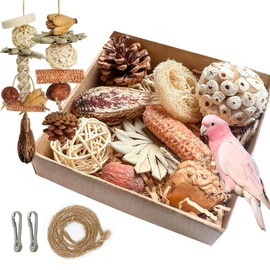 Celblisora Parrot Toy, Bird Toy for Cockatiels, Bird Shredder Toy, Toy for Lovebirds and Parakeets, Cage Accessories for Small Birds