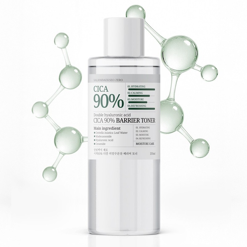 [피부 진정 313% 개선] 살림백서 제로 시카 90% 토너 200ml