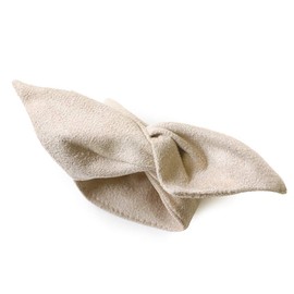 [ジュエルボックス] JewelVOX ヘアアクセサリー シンプル カラー ワイヤー リボン ポニー 【B】ベージュ 選択