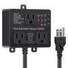 Automatic Vacuum Switch with Extra Outlet for Using More Power