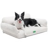 MEWOOFUN 34.6" Orthopedic Dog Bed Sofa for Small Medium Dogs,