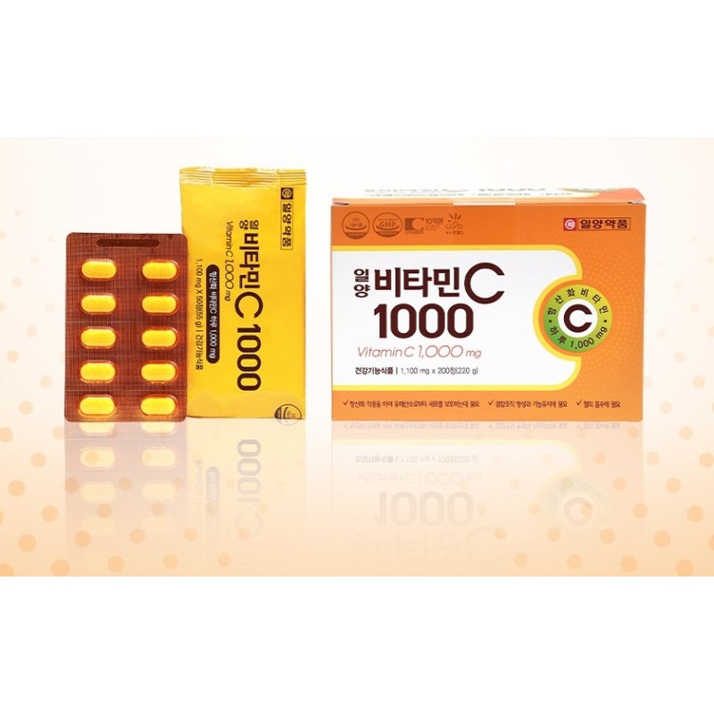 Ilyang Vitamin C Vitamin C 1000mg Megadose 200 Tablets Dr.