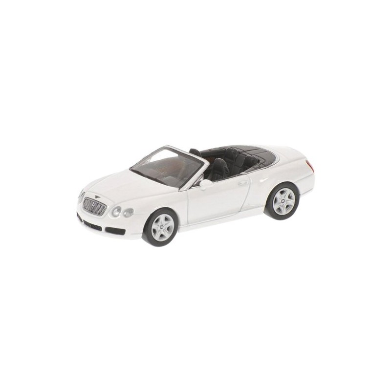 MINICHAMPS 640139030 - Bentley Continental GT Cabriolet, Maßstab: 1:64, weiß