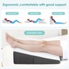 Cozymaker 7.5" Bed Wedge Pillow for Sleeping After Surgery, Back