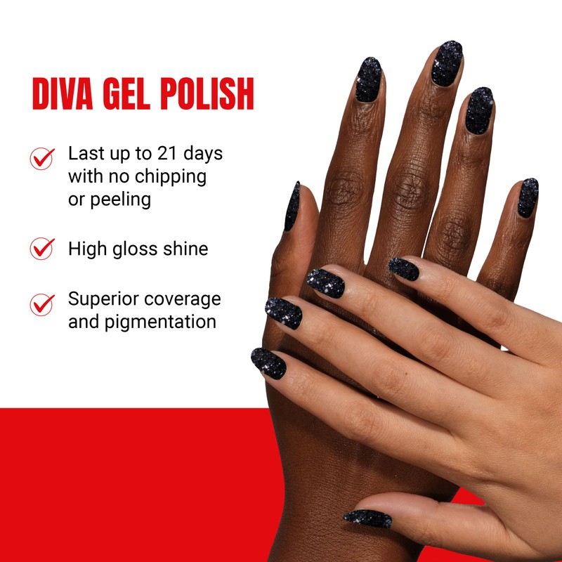 DND Gel Diva Polish Set - 1 each of Gel