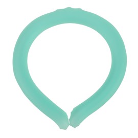 Wearable Neck Cooling Tube for Summer Heat Reusable Hands Free Reduce Swelling Neck Cooler Wrap Light Green