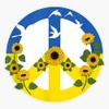 Sunflower Ukrainian Flag I Stand with Ukraine Ukraine Peace Bumper