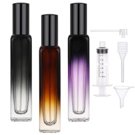 Segbeauty 0.5Oz Travel Cologne Sprayer, 3 Pack Perfume Bottle Refillable,15ml Cologne Spray,Mini Cosmetic Perfume Atomizer Empty Frangrance Contanier Atomizer Sprayer for Toilteries