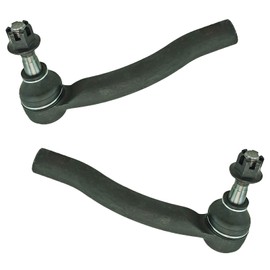 TRQ Front Outer Tie Rod Set Compatible with 2004-2009 Toyota Prius