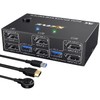 8K USB 3.0 Display Port KVM Switch 2 Monitors 2